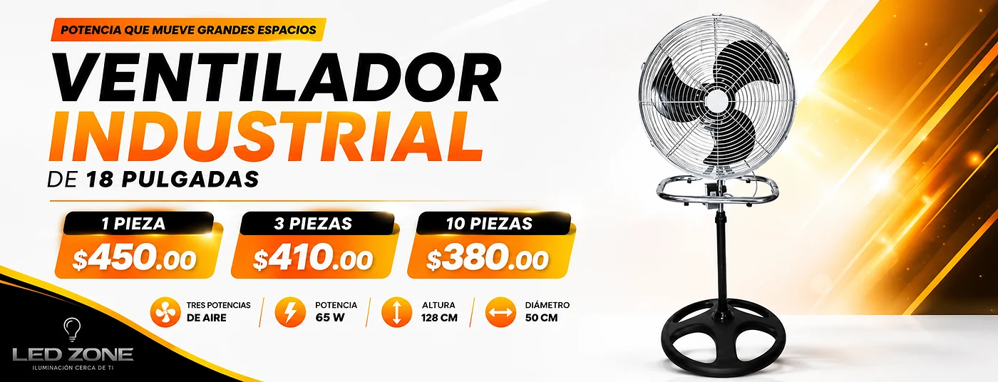 Combo Ventiladores LEDZONE